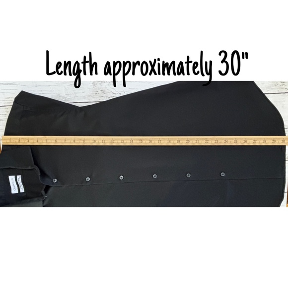 Calvin Klein Men’s Black Infinite Slim Fit Button Down Shirt (Size L) - Picture 7 of 8